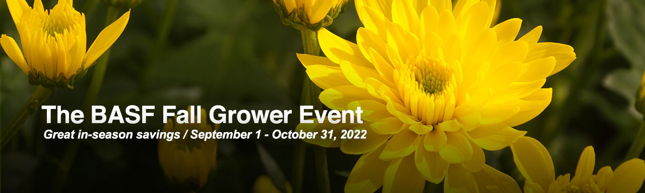 Fall Grower Event, September 1 to October 31, 2022